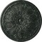 Ekena Millwork Bordeaux Ceiling Medallion (Fits Canopies up to 3 1/4"), 22 5/8"OD x 1 3/4"P, Painted Turtle Crackle CM22BOPTC - alternate 1